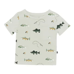 Kyte Baby Toddler Crew Neck Tee in Fishing Best