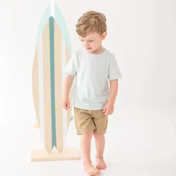 Kyte Baby Toddler Crew Neck Tee in Dew Hot