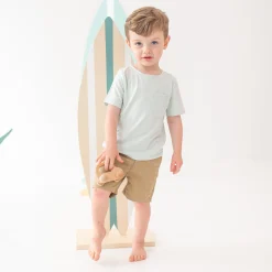 Kyte Baby Toddler Crew Neck Tee in Dew Hot