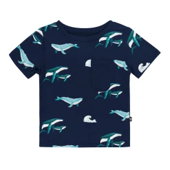 Kyte Baby Toddler Crew Neck Tee in Humpback Hot