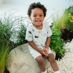 Kyte Baby Toddler Crew Neck Tee in Yellowstone