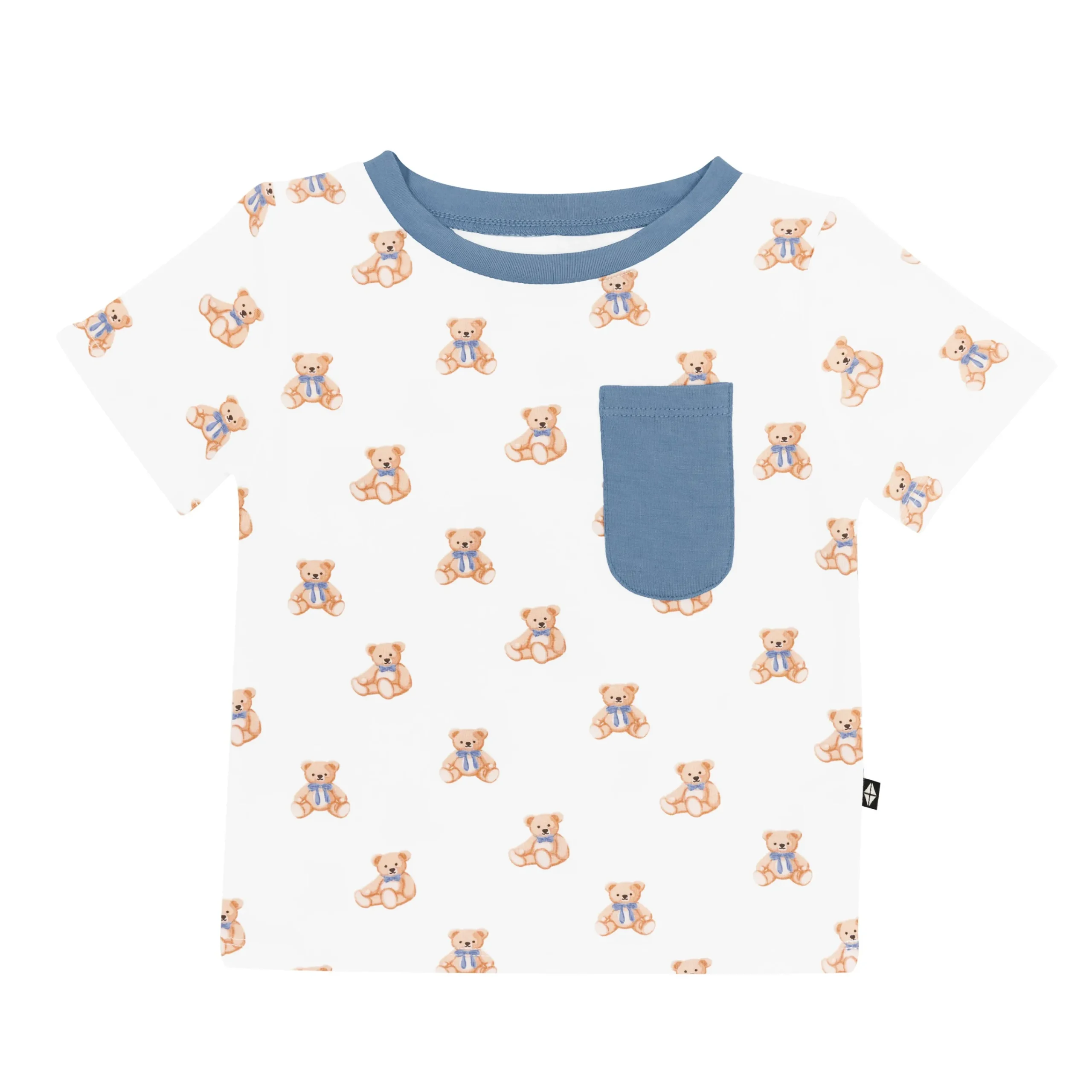 Kyte Baby Toddler Crew Neck Tee in Teddy Bear