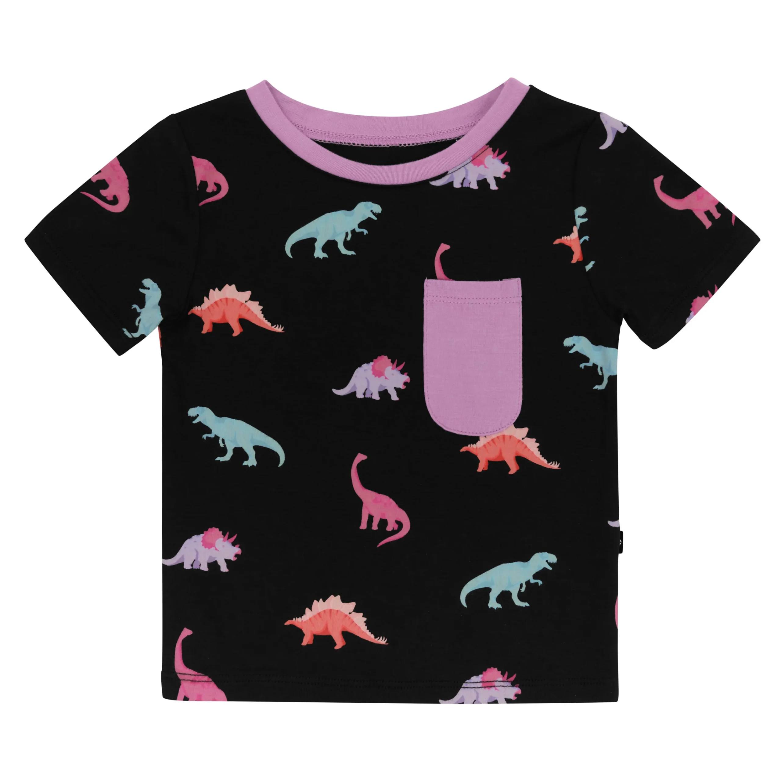 Kyte Baby Toddler Crew Neck Tee in Midnight Roar Clearance