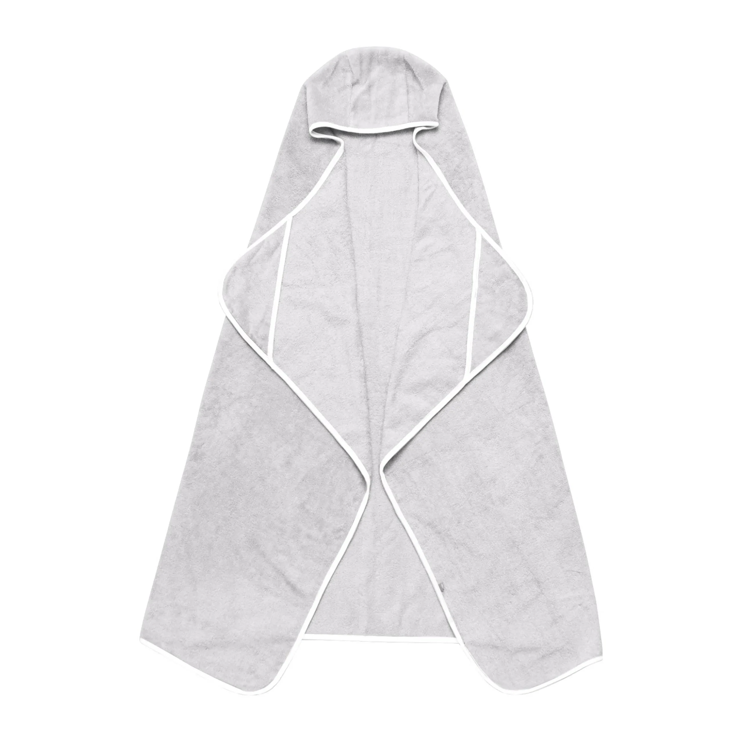 Kyte Baby Toddler Hooded Bath Towel in Storm with Cloud Trim Sale