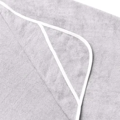 Kyte Baby Toddler Hooded Bath Towel in Storm with Cloud Trim Sale