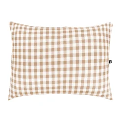 Kyte Baby Toddler Pillowcase in Gingham Bisque Online