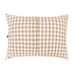 Kyte Baby Toddler Pillowcase in Gingham Bisque Online