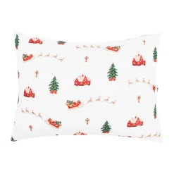 Kyte Baby Toddler Pillowcase in Santa Sleigh Sale