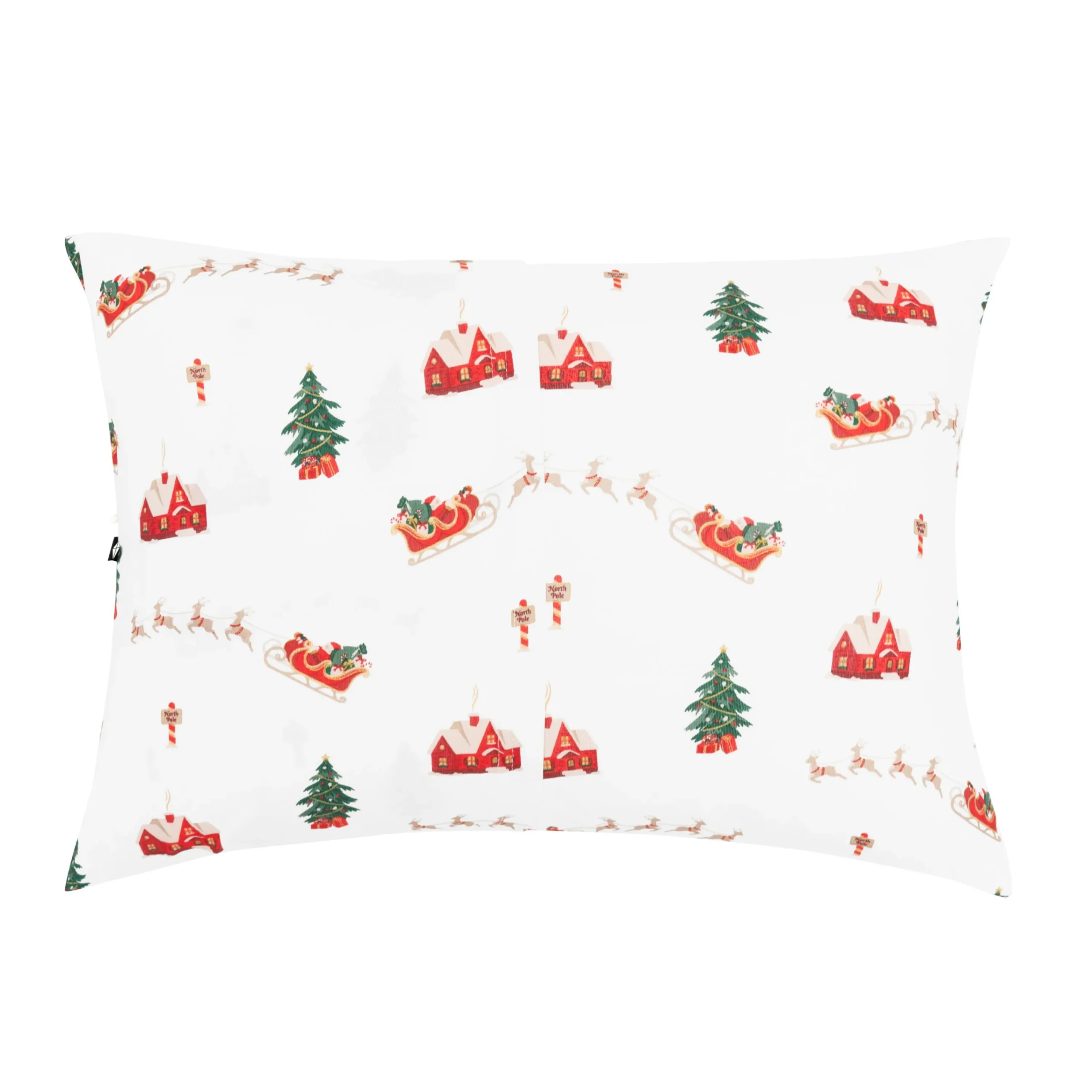 Kyte Baby Toddler Pillowcase in Santa Sleigh Sale