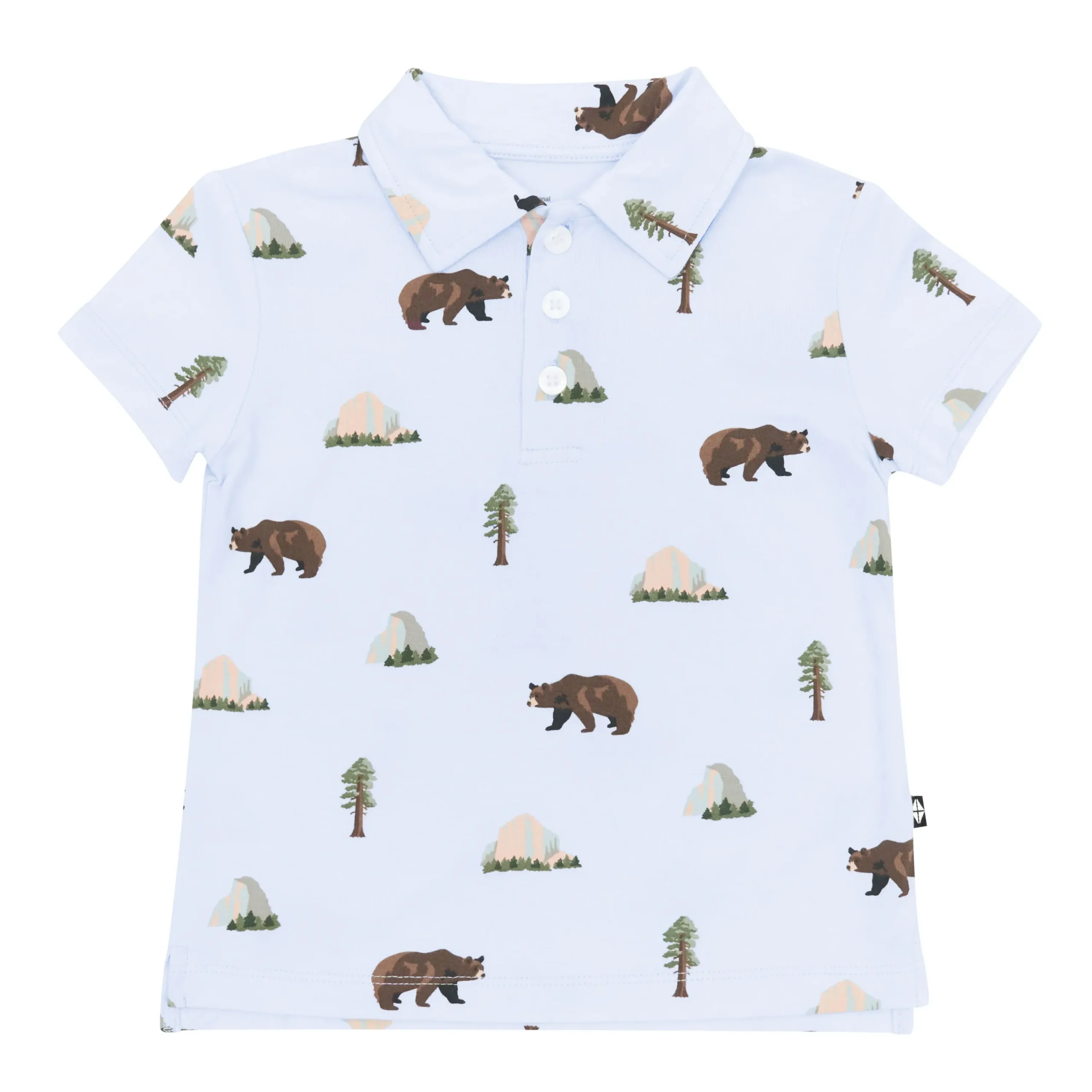 Kyte Baby Toddler Short Sleeve Polo in Yosemite