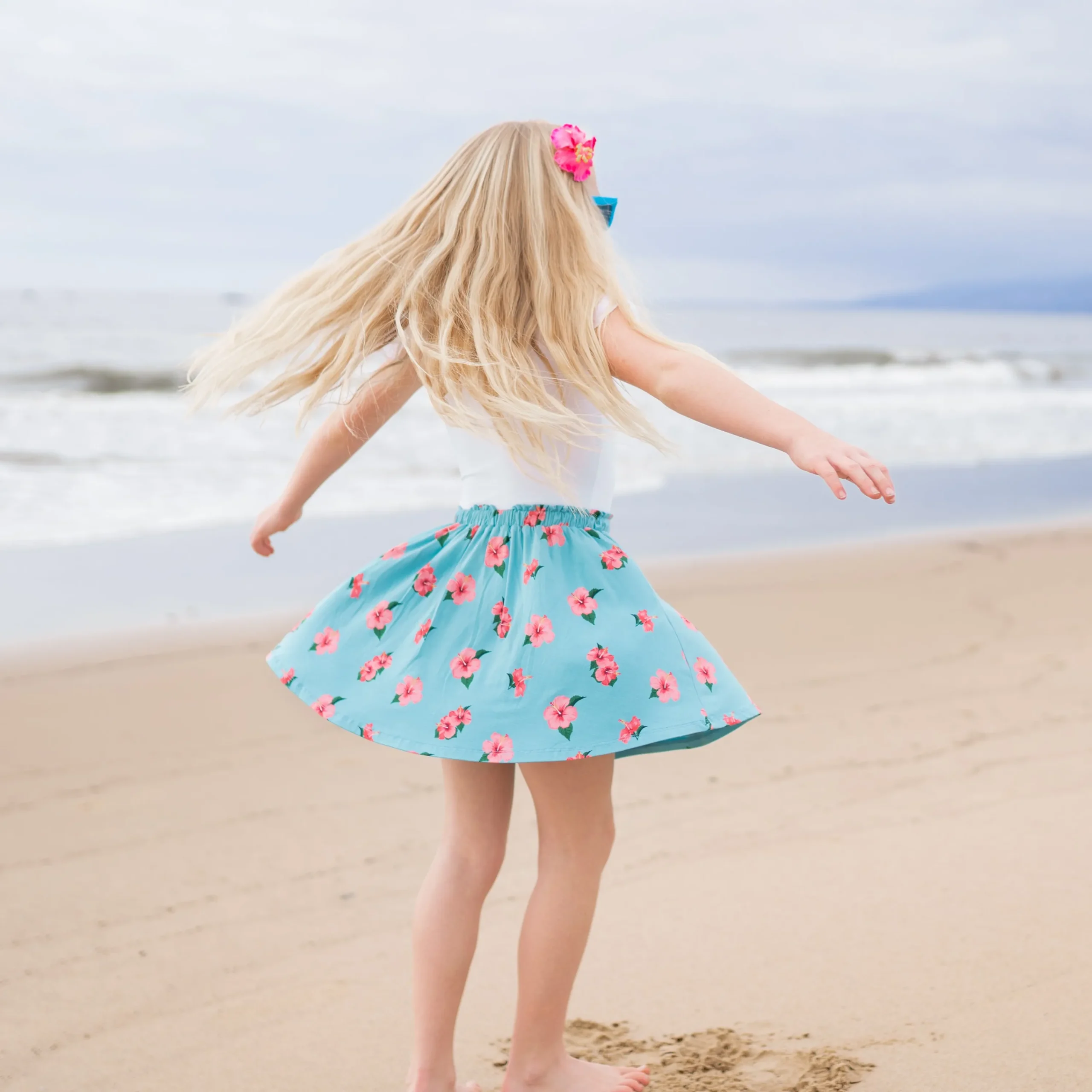 Kyte Baby Toddler Skort in Hibiscus Sale