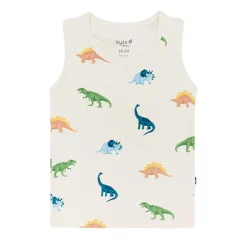 Kyte Baby Toddler Tank Top in Ecru Roar New