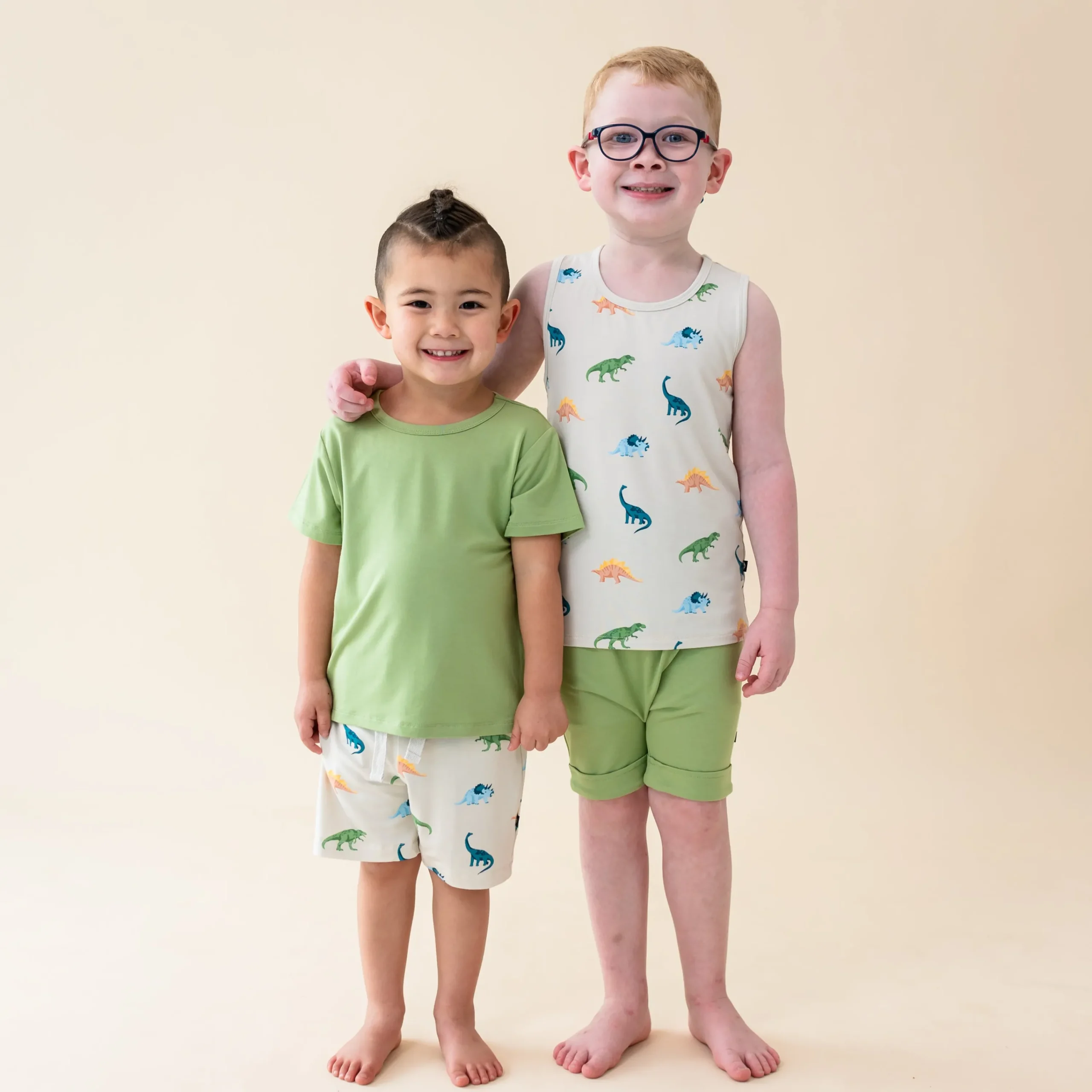 Kyte Baby Toddler Tank Top in Ecru Roar New