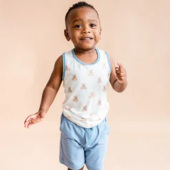 Kyte Baby Toddler Tank Top in Teddy Bear Outlet