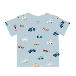 Kyte Baby Toddler V-Neck Tee in Construction Clearance