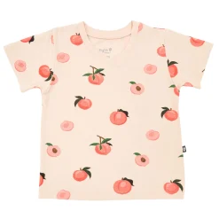 Kyte Baby Toddler V-Neck Tee in Peach Online