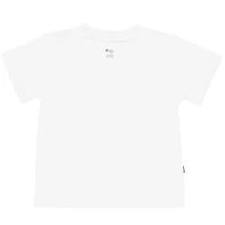 Kyte Baby Toddler V-Neck Tee in Snow Hot