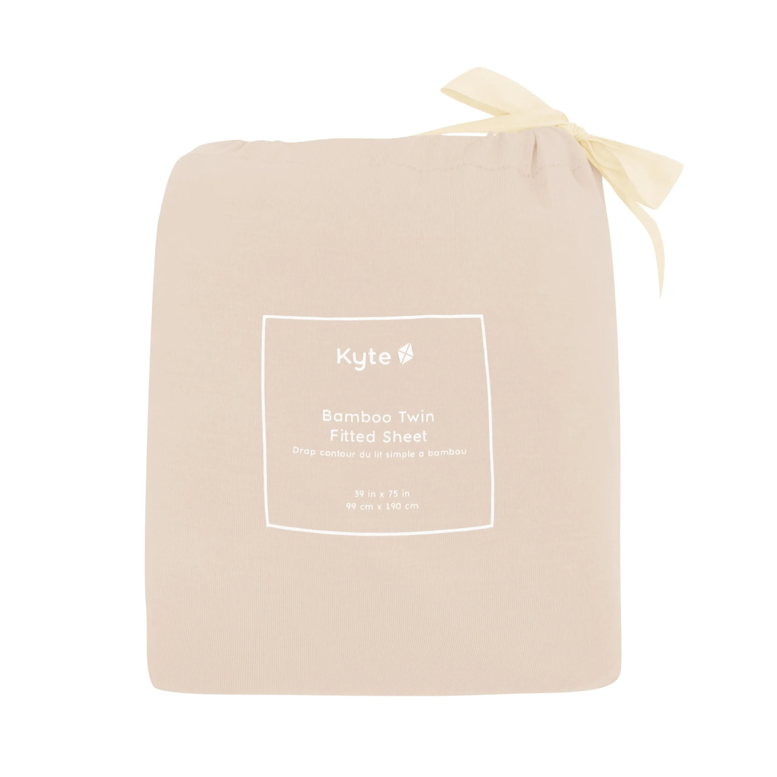 Kyte Baby Twin Sheet in Bisque Best