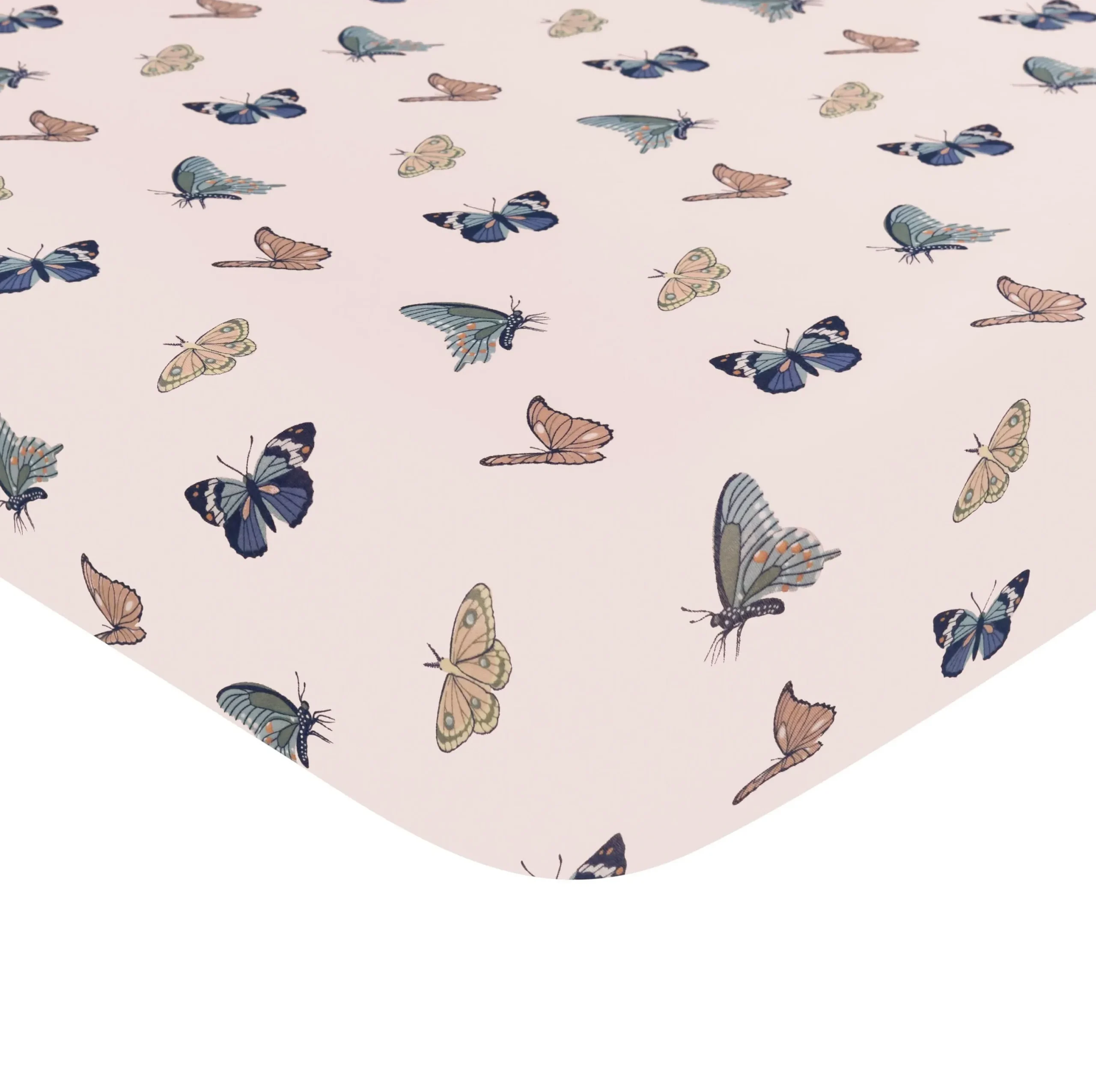 Kyte Baby Twin Sheet in Blush Butterfly Discount