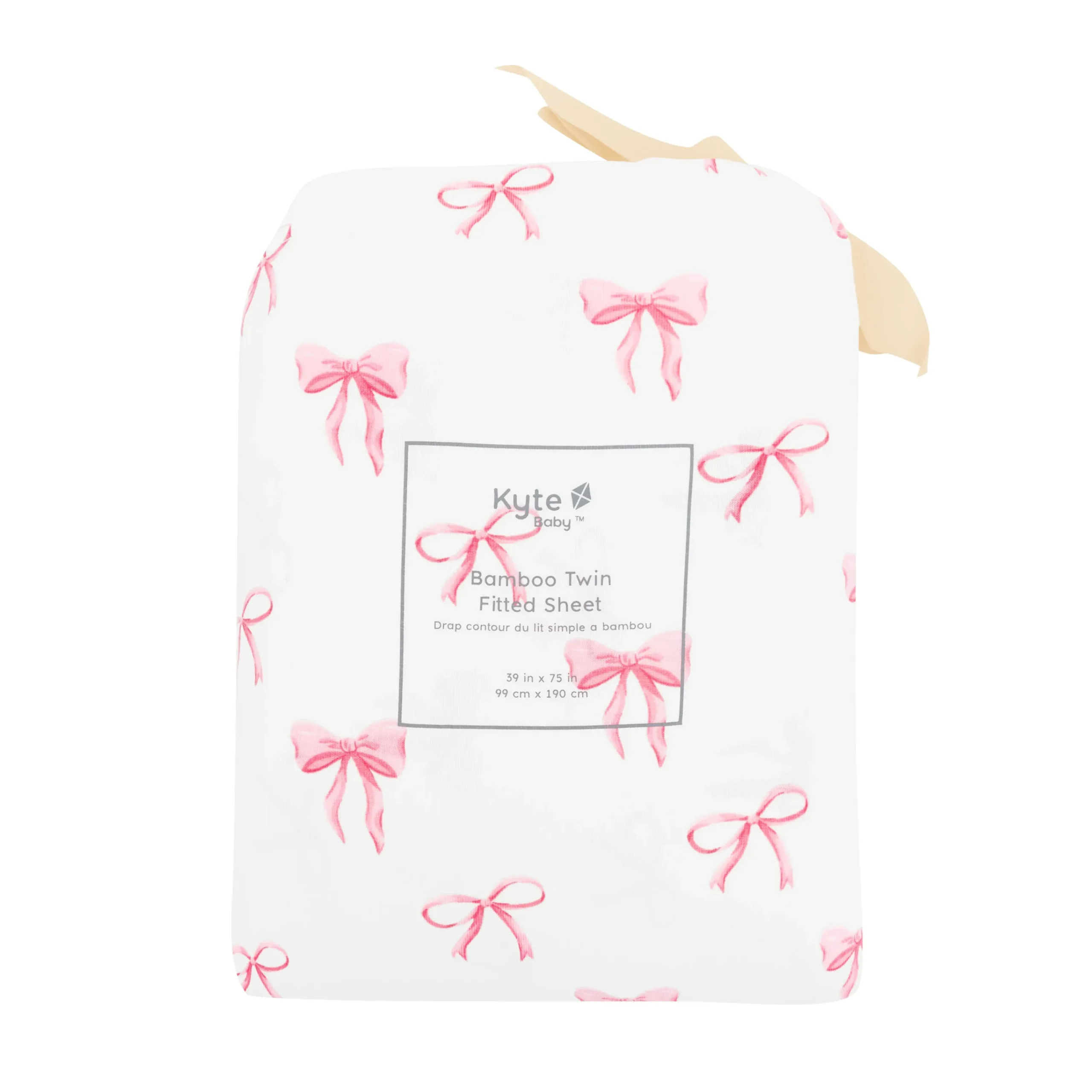 Kyte Baby Twin Sheet in Bow Outlet