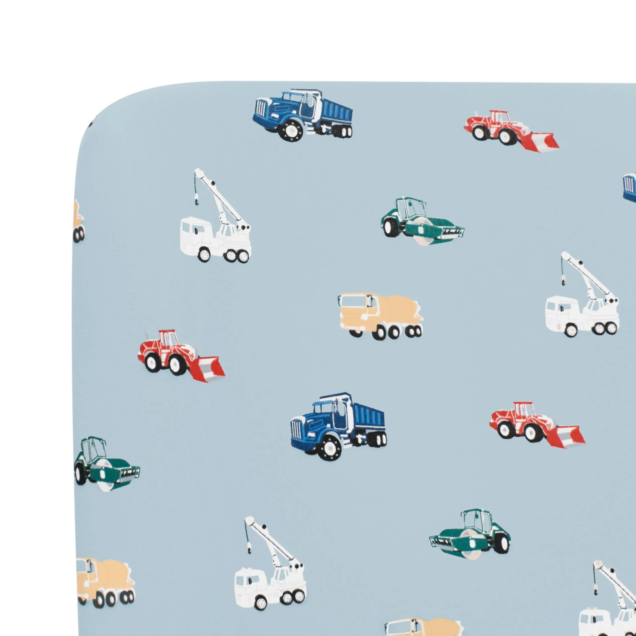 Kyte Baby Twin Sheet in Construction Hot