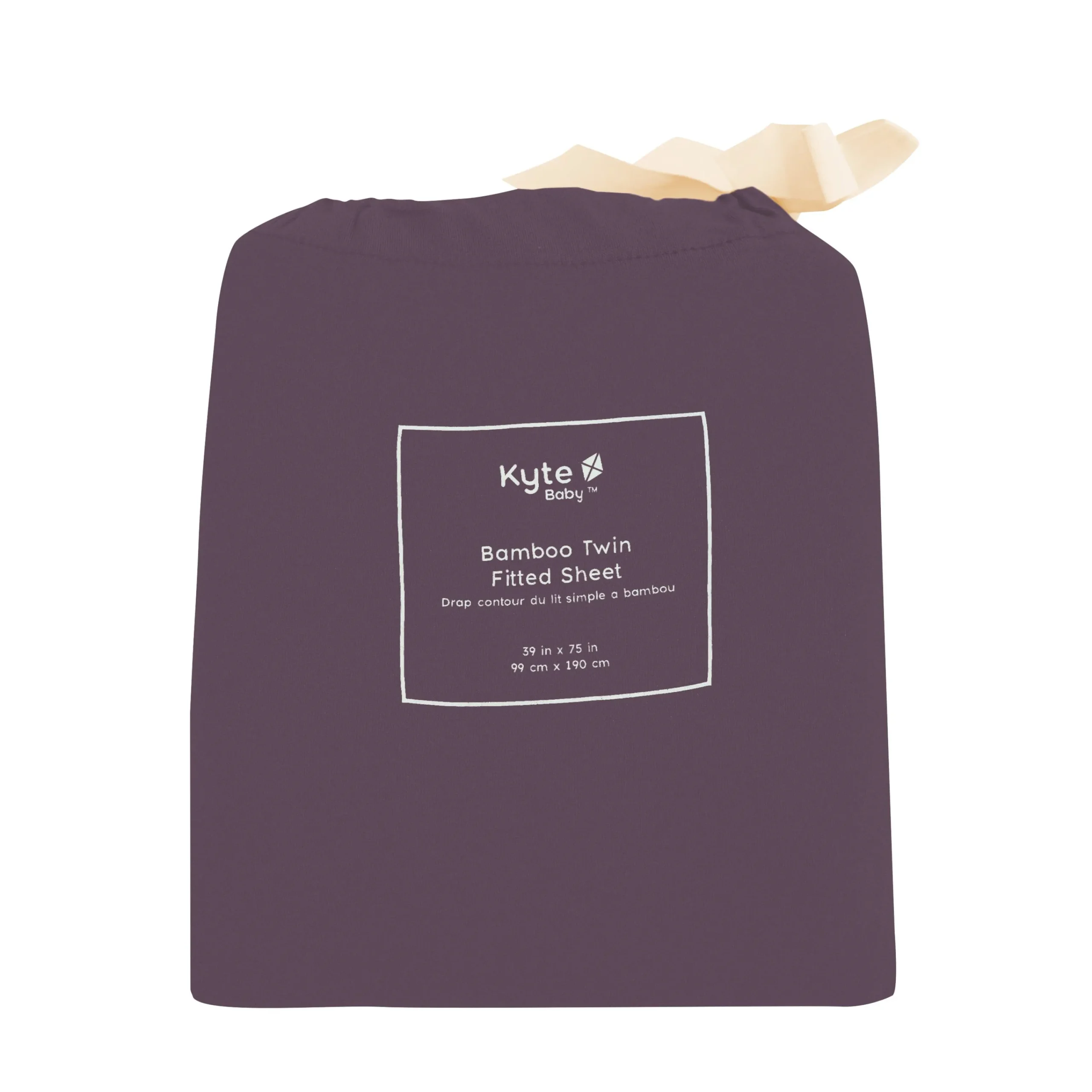 Kyte Baby Twin Sheet in Currant Sale