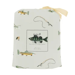 Kyte Baby Twin Sheet in Fishing Hot