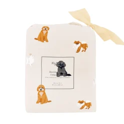 Kyte Baby Twin Sheet in Fluffy Dog Outlet