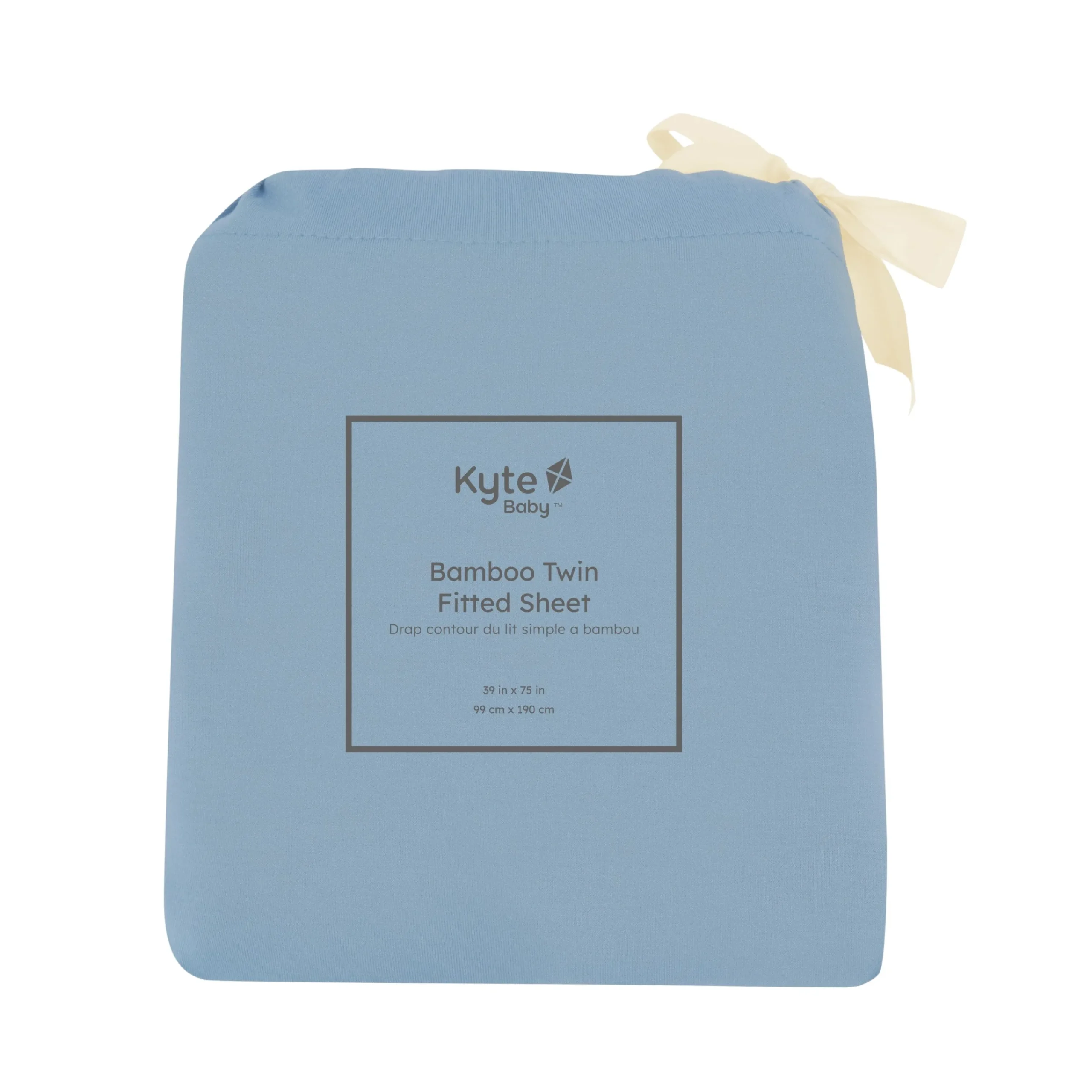 Kyte Baby Twin Sheet in Slate Outlet