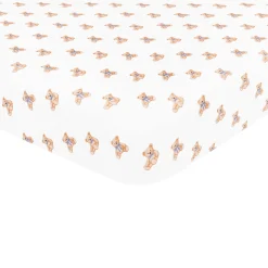 Kyte Baby Twin Sheet in Teddy Bear Best