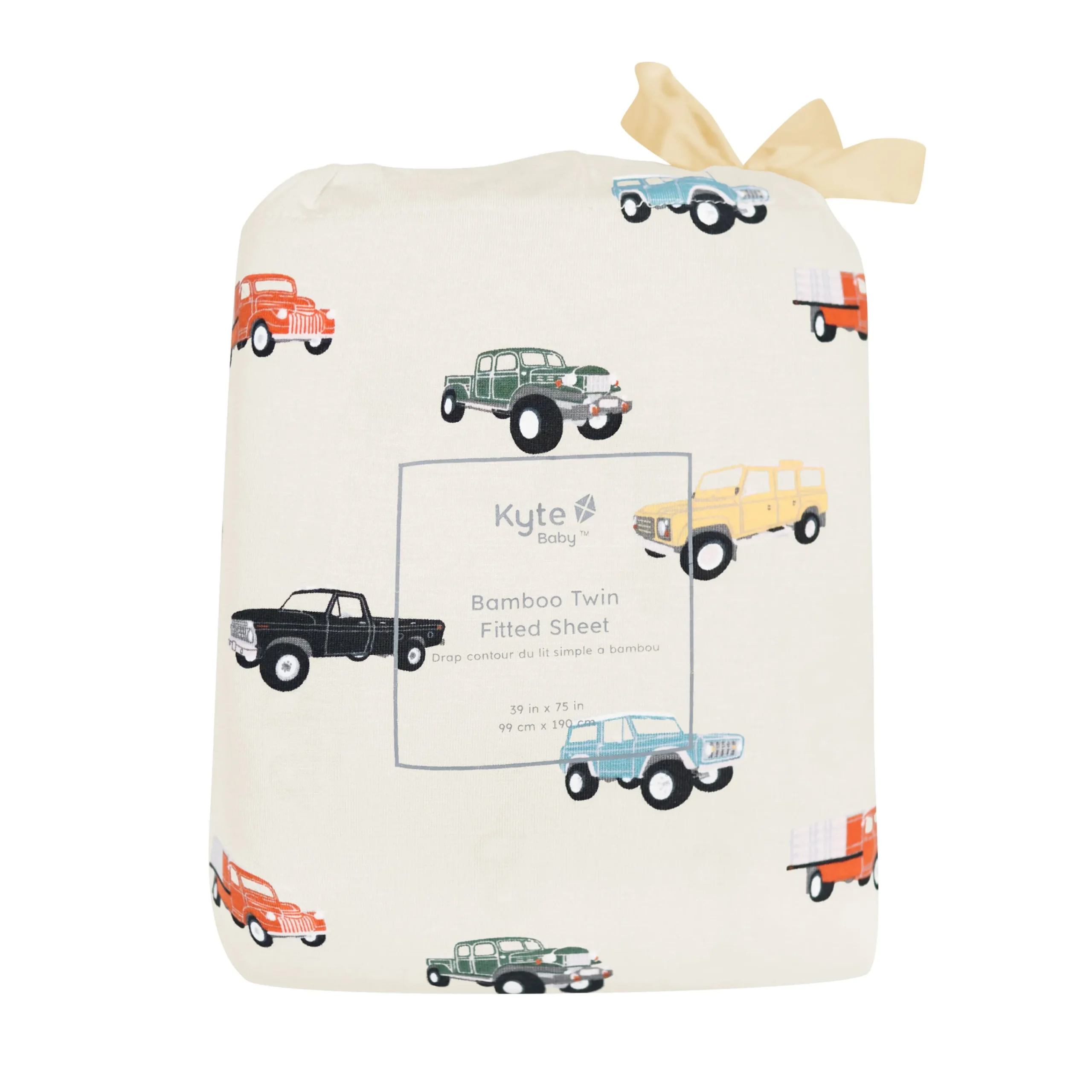 Kyte Baby Twin Sheet in Vintage Truck