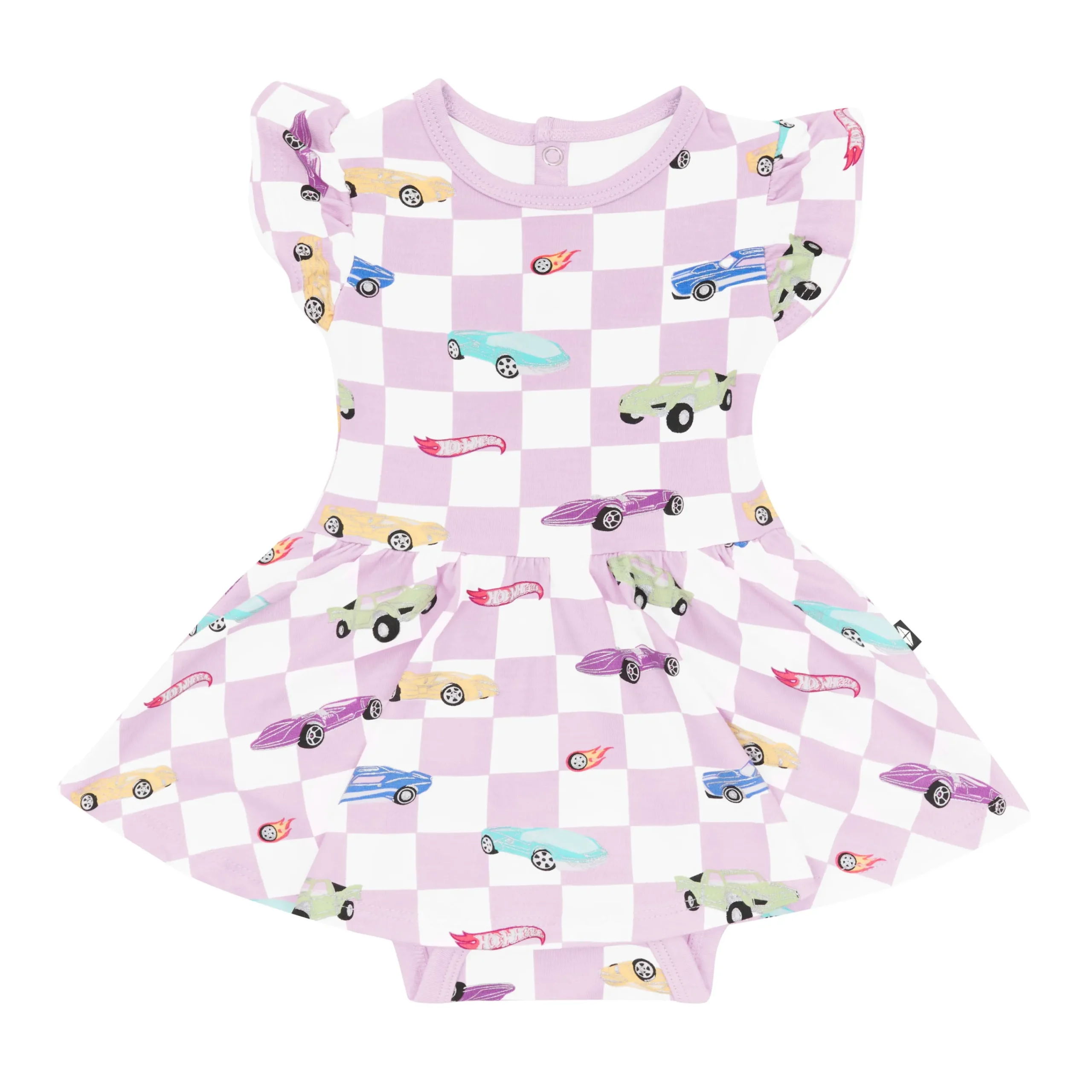 Kyte Baby Twirl Bodysuit Dress in Sparkles and Speed Best