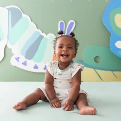 Kyte Baby Twirl Bodysuit Dress in The Very Hungry Caterpillar™ and Friends Clearance