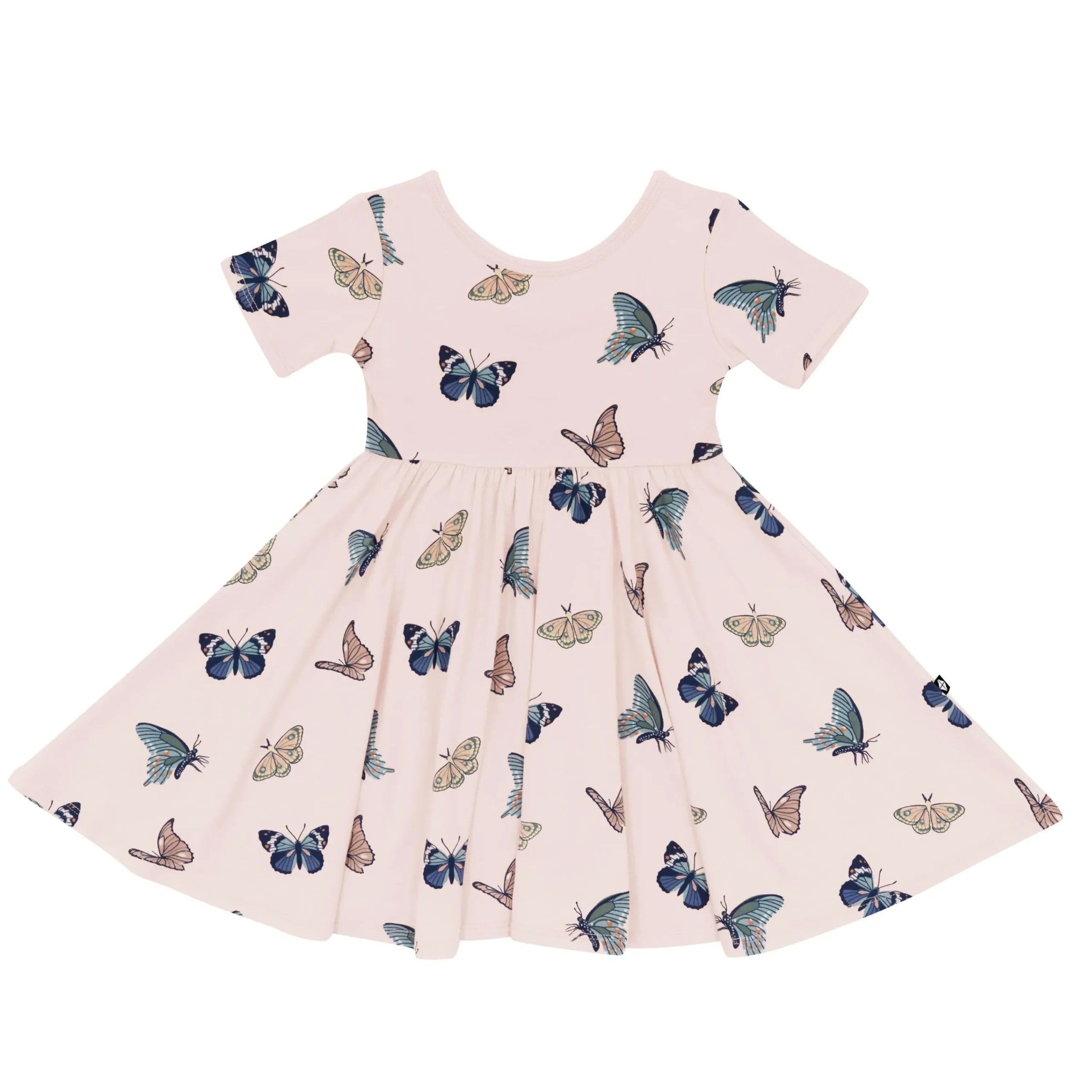 Kyte Baby Twirl Dress in Blush Butterfly Online