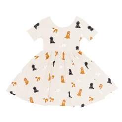 Kyte Baby Twirl Dress in Fluffy Dog Clearance