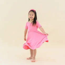 Kyte Baby Twirl Dress in Guava Outlet