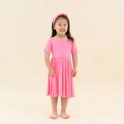 Kyte Baby Twirl Dress in Guava Outlet