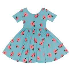 Kyte Baby Twirl Dress in Hibiscus New