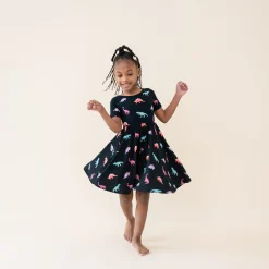 Kyte Baby Twirl Dress in Midnight Roar Discount