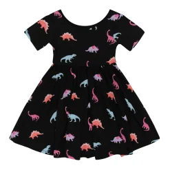 Kyte Baby Twirl Dress in Midnight Roar Discount