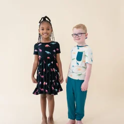Kyte Baby Twirl Dress in Midnight Roar Discount
