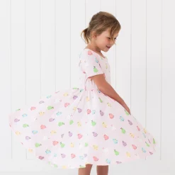 Kyte Baby Twirl Dress in Pastel Ghost Clearance