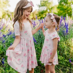 Kyte Baby Twirl Dress in Sakura Peony Sale