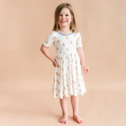 Kyte Baby Twirl Dress in Teddy Bear Online