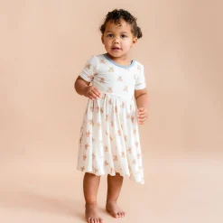 Kyte Baby Twirl Dress in Teddy Bear Online