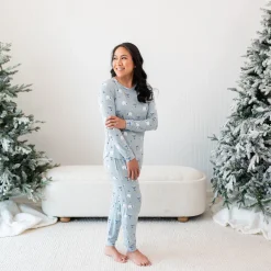 Kyte Baby Women's Jogger Pajama Set in Polar Lights Discount