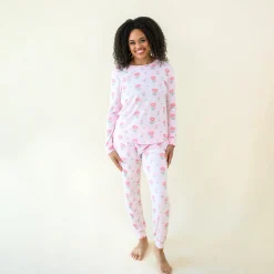 Kyte Baby Women's Jogger Pajama Set in Sakura Peony New