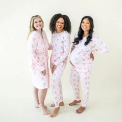 Kyte Baby Women's Jogger Pajama Set in Sakura Peony New