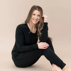 Kyte Baby Women's Jogger Pajama Set in Midnight Clearance