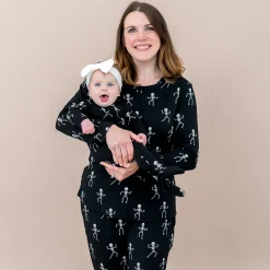 Kyte Baby Women's Jogger Pajama Set in Skeleton Best
